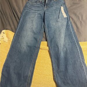 Old navy wide leg Blue Jeans